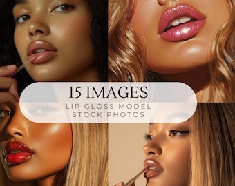 15 Lip Gloss Stock Photos Cosmetics Website Model Photos Makeup Models Makeup Branding Beauty Stock Photos Lip Gloss Business Lip Gloss AI