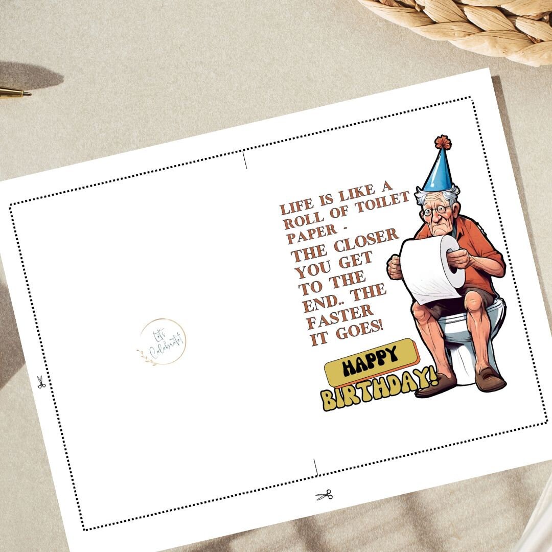 Printable Birthday Card Funny Birthday Card Weird Birthday Card Old ...