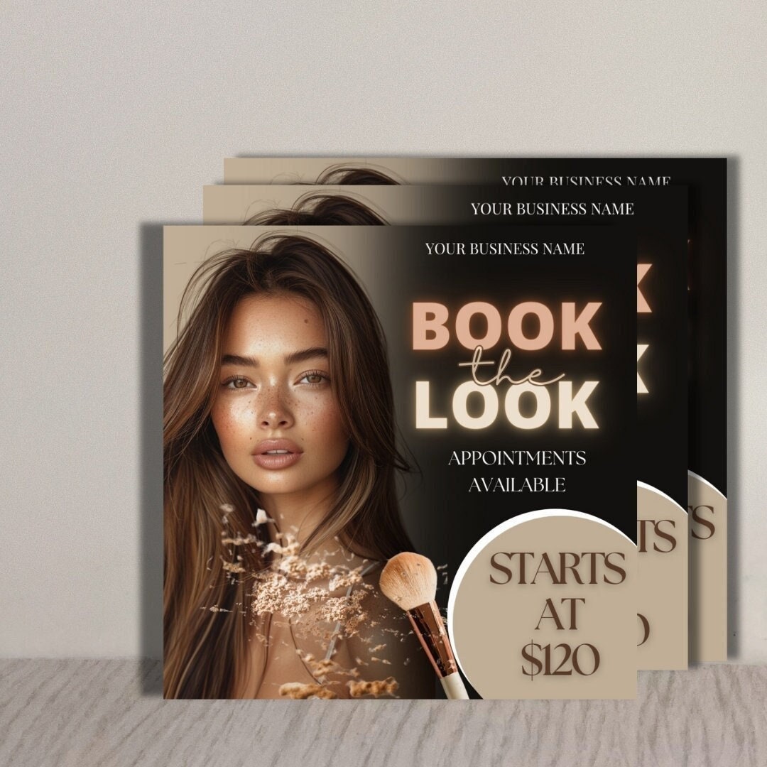 Luxury Editable Book Now Flyer DIY Appointments Available Template ...