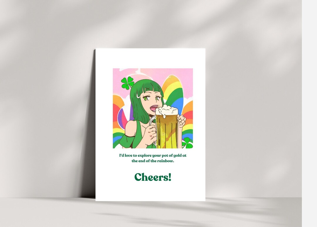Naughty St. Patrick's Day Card, Funny Leprechaun, Sexy St. Patrick's ...