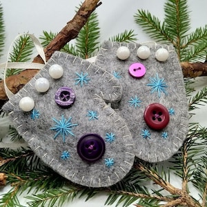 Felt Felt Christmas Christmas Winter Red Christmas Tree Decoration Christmas Tree Decoration Ornament Decoration Toy Handmade Gift