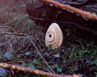 Handgemaakte eigentijdse vogelkast, nestkast (eiken)