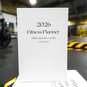 2026 Undated Fitness Planner - 6 Months (Includes exercise library to target muscle groups!)