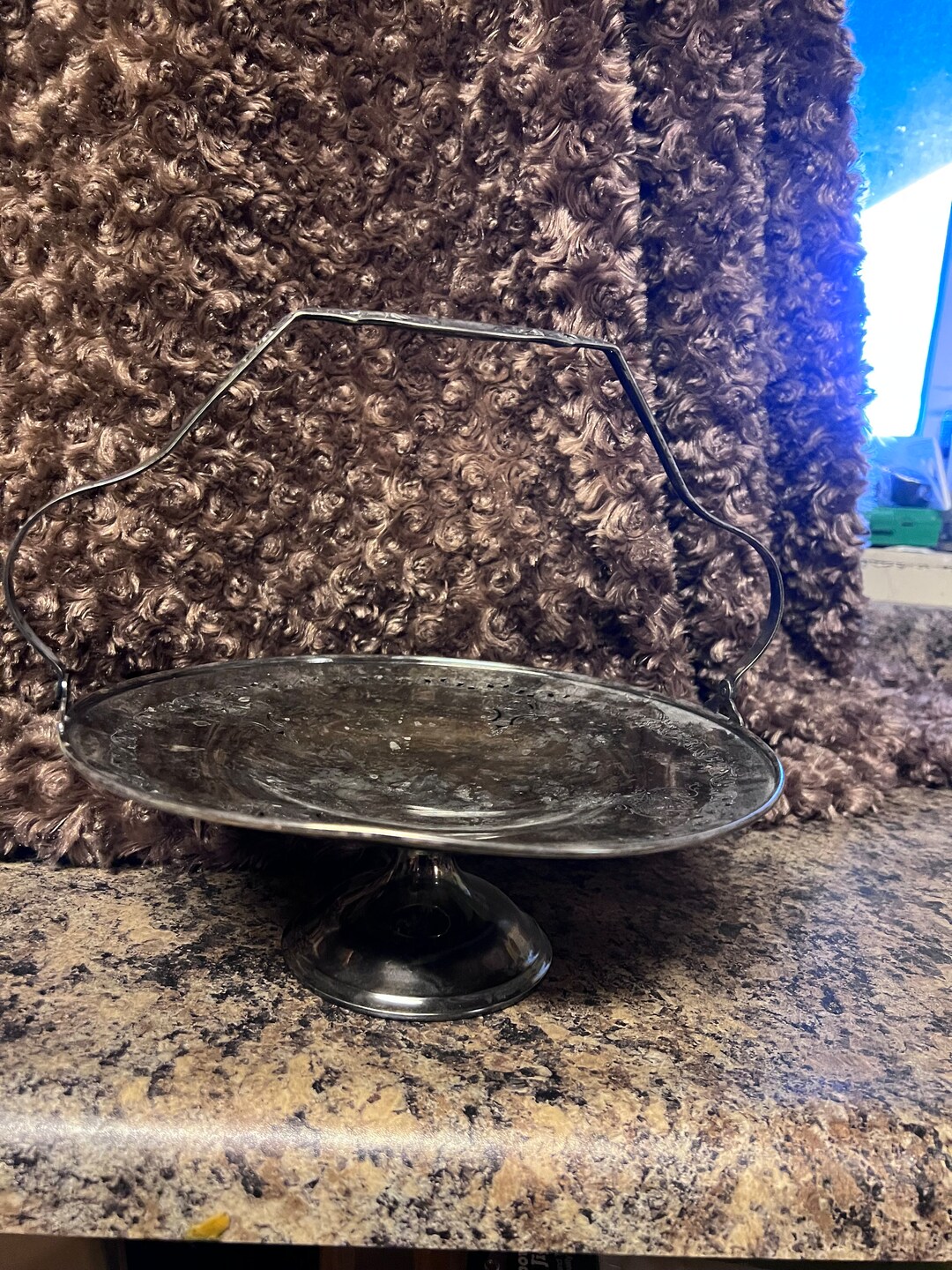 Antique Silver Plate Platter Etsy