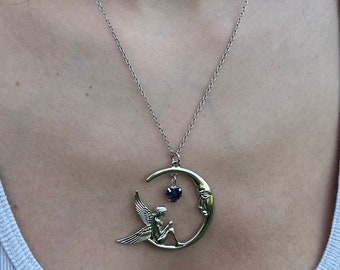 Fairy & Moon Necklace