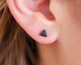 Triangle Stud Earrings Stainless Steel Geometric Jewelry