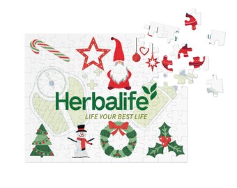 Herbalife Christmas Jigsaw Puzzle: Vibrant Nutrition Gift
