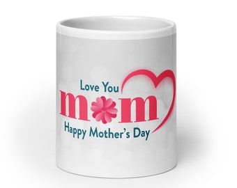 Custom Photo Mother's Day Mug, Personalized Gift for Mom