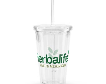 Herbalife Nutrition Tumbler: Acrylic Cup with Straw (16 oz)