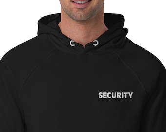 Security Guard Unisex embroidered hoodie FRONT, BACK dtg print security guard hoodie law enforcement hoodie windbreaker Public Safety hoodie