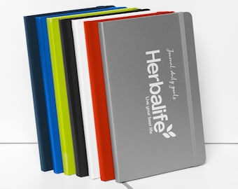 Hardcover bound notebook Journal daily goals Herbalife Nutrition
