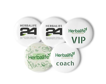 Herbalife Pin Buttons: VIP Coach Badges - Set of 5