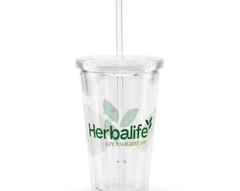 Herbalife Nutrition Tumbler: Acrylic Cup with Straw (16 oz)