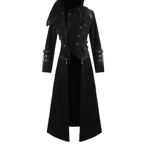 ジャケット・アウター unknown black pythons long coat Black Snakeskin Women's Coat, Trench Leather Coat, Long
