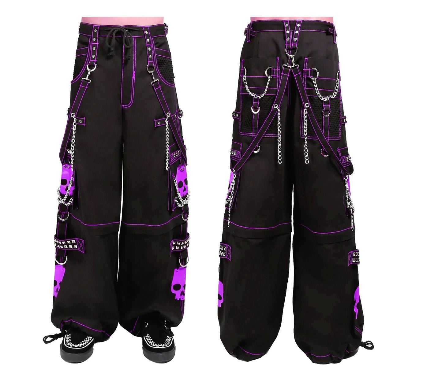 トップス GIBOUSJERSEY SCORPION BLACK PURPLE PANTS gibous(ギボス) logo jersey scorpion black purple pants