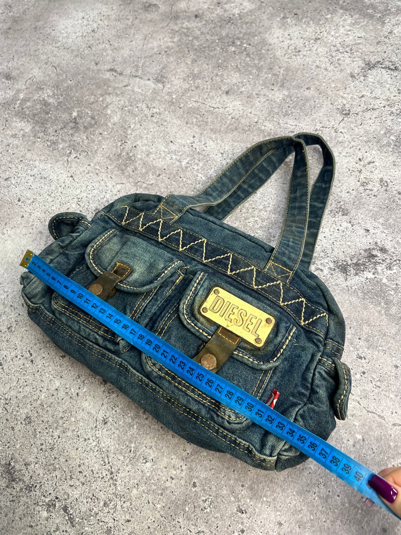 Vintage Diesel Sling Bag Jeans Vintage Y2K Multi Pocket Bag Military