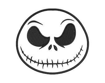 Skellington. Halloween Machine Embroidery Design. Digitized embroidery