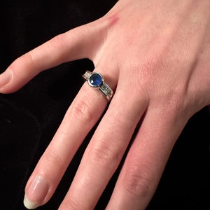 Gorgeous Sapphire and Diamond Ring image 7