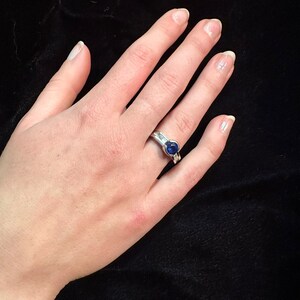 Gorgeous Sapphire and Diamond Ring image 5