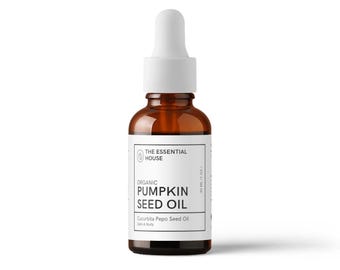 Biologische koudgeperste pompoenpitolie | 100% puur natuurlijke huid- en haarverzorging | 30 ml