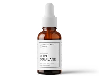 100% Olive Squalane Oil | Pure Plant-Derived Facial Oil | Plump, Glow & Protected | 30ml
