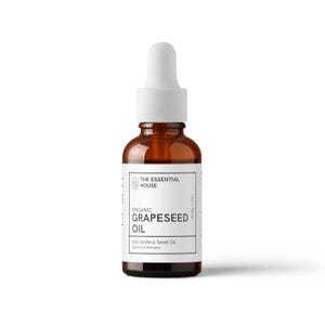 Organic Grapeseed Oil - Cold Pressed | Body | Face | Hair | 100% Pure & Natural Carrier Oil | 30ml