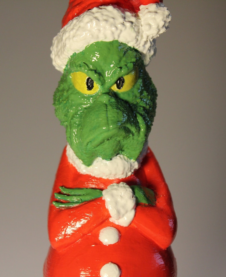 Grumpy Grinch Figure Grinch With Crossed Arms Grinched - Etsy Canada