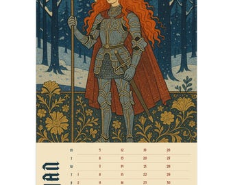 Calendario de pared Chappell Roan 2026: Un año de damiselas y cosas peligrosas