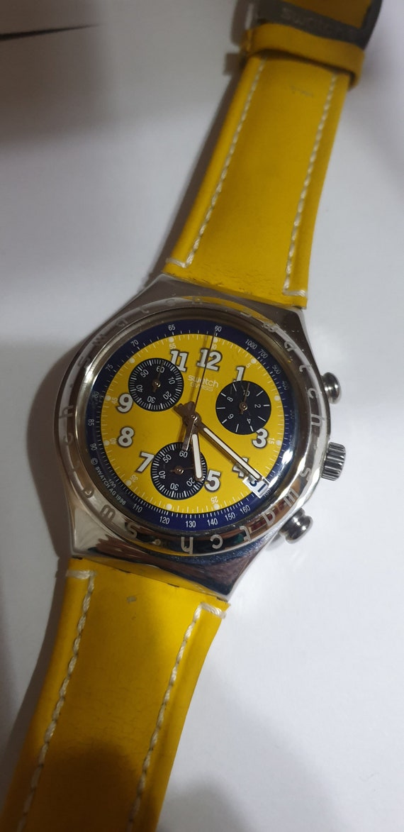 Swatch irony shop yellow