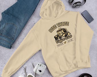 Code 3 Coffee Club Hoodie | Unisex 911 Dispatch Hoodie