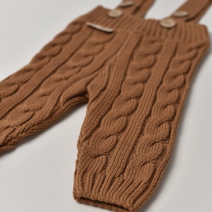 Children's trousers with straps braided zdjęcie 9