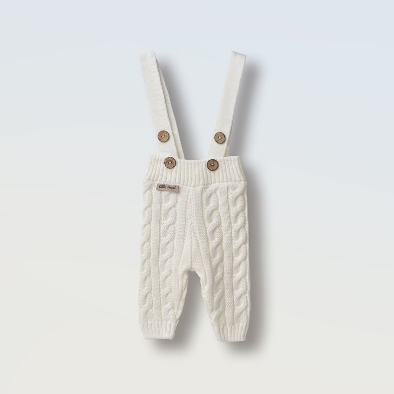 Children's trousers with straps braided zdjęcie 2