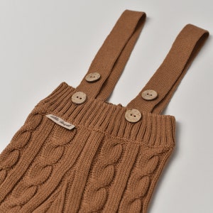 Children's trousers with straps braided zdjęcie 8