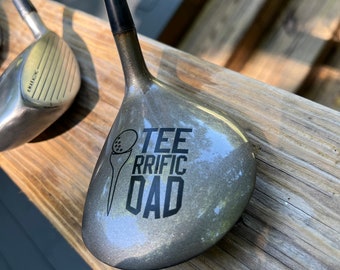 TEE-rific Dad! Recycled Golf Club Bottle Openers