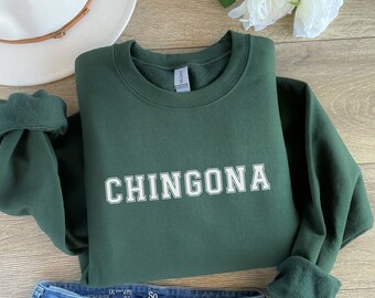 Chingona Sweatshirt, Cabrona Mexican Sweatshirt, Funny Spanish Sweatshirt, Funny Latina Gift, Feminista Spanglish