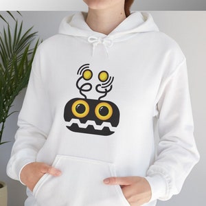Customized Sweat Shirt Funny Sweat Robot Hooded Sweatshirt Robot Sweatshirt Robot Hoodie Simple Hoodie Gaming Hoodie