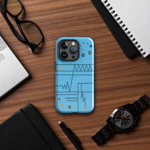 Hard case for iPhone 15 pro blue