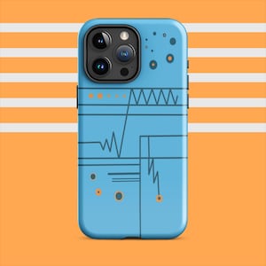 Hard case for iPhone 15 pro max blue color