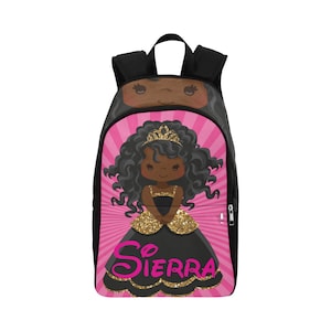 African American Princess Backpack