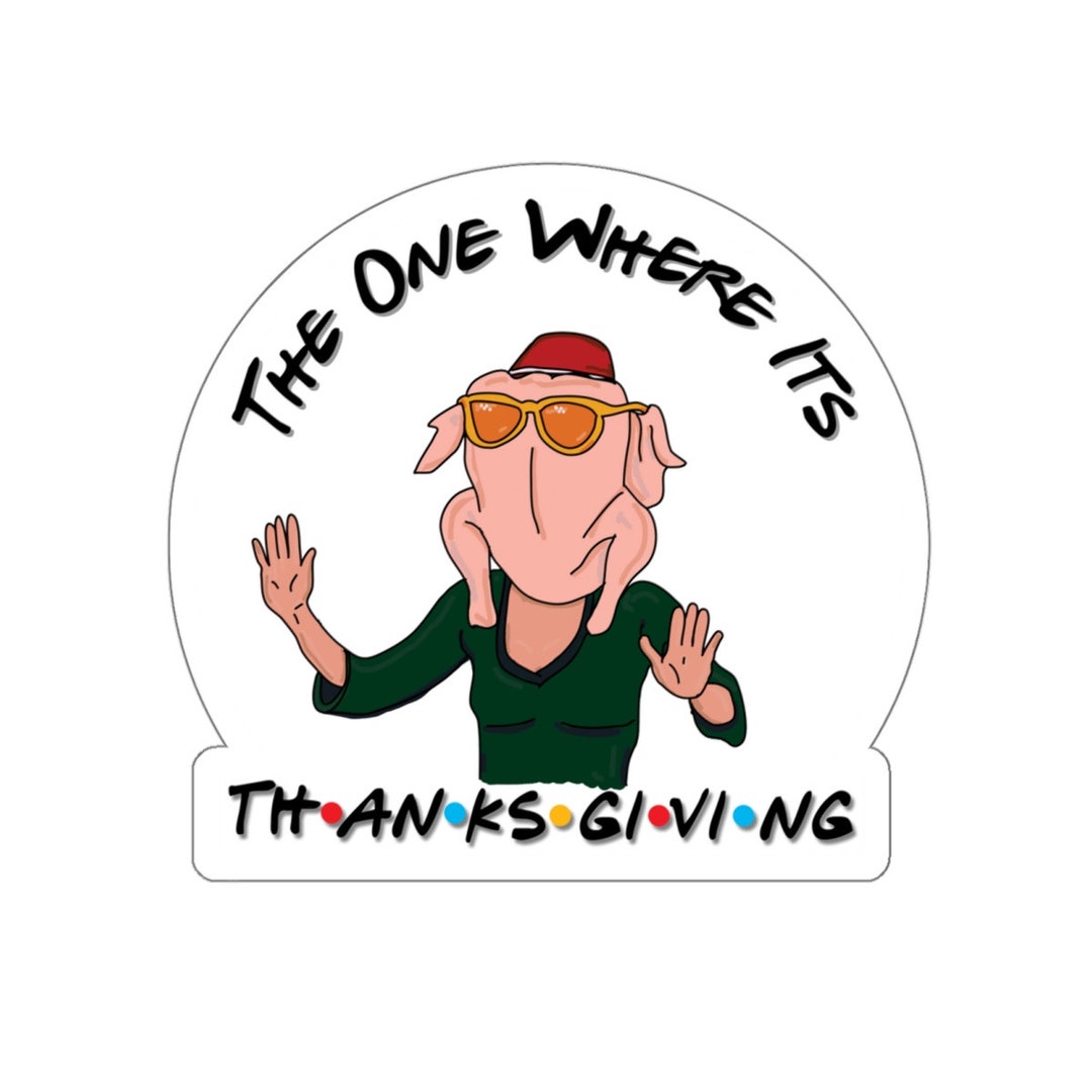 Time Giving Sticker Friendsgiving Sticker - Etsy