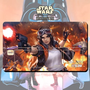 Tapis de jeu JCC Star Wars : Unlimited Doctor Aphra - 24 x 14 po. (600 x 350 mm) - Jeu de cartes à collectionner