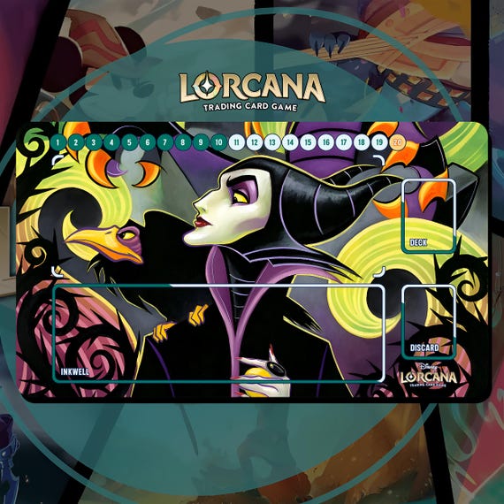 海外　マレフィセントドラゴン　プレイマット　ロルカナ Amazon | ディズニー・ロルカナ・TCG 日本語版 公式プレイマット