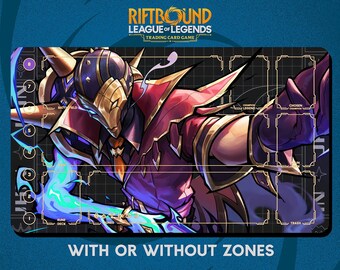 Jhin Playmat Stitched Edges - Riftbound Trading Card Game - 24