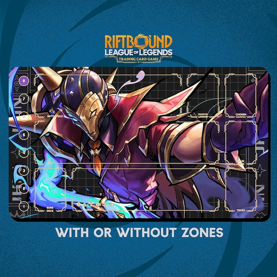 Jhin Playmat Stitched Edges - Riftbound Trading Card Game - 24