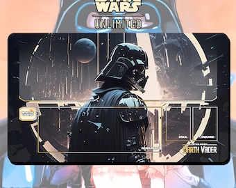 Playmat TCG Star Wars: Unlimited Darth Vader Conquest - 24&quot; x 14&quot; inches (600 x 350 mm) - Trading Card Game