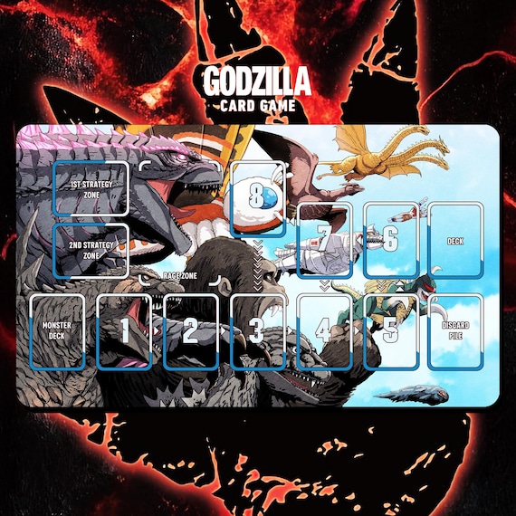 ゴジカップ　プレイマット　怪獣王ゴジラ ゴジカップ プレイマット 怪獣王ゴジラ 怪獣プレイマット - ゴジラ