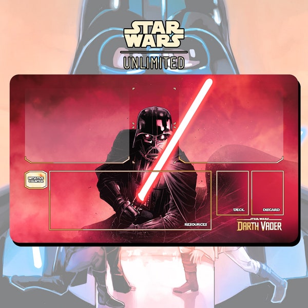 Spielmatte TCG Star Wars: Unlimited Darth Vader – 24" x 14" Zoll (600 x 350 mm) – Sammelkartenspiel