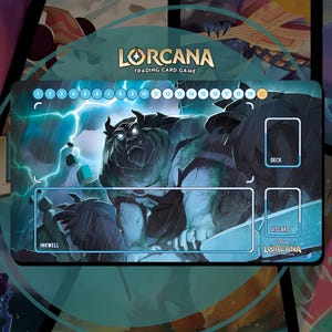 Tappetino da gioco Lorcana TCG - la Bestia - 600 x 350 mm - Gioco di carte collezionabili