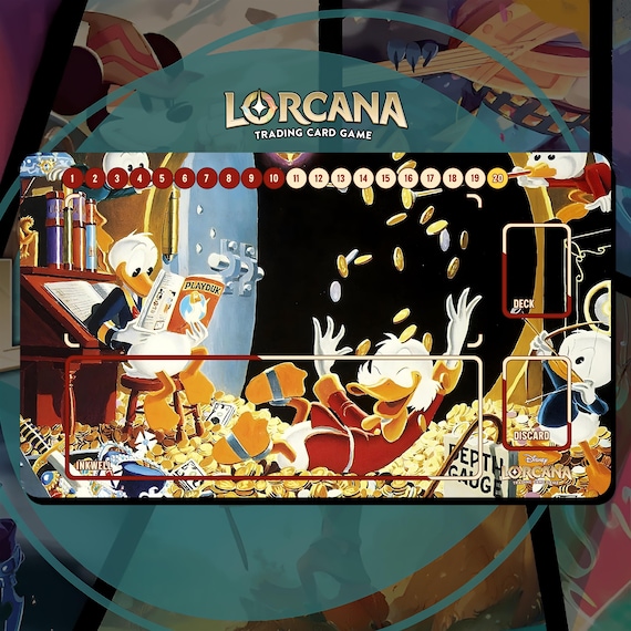 Playmat Lorcana TCG - Ducktales and Scrooge Mcduck - 24