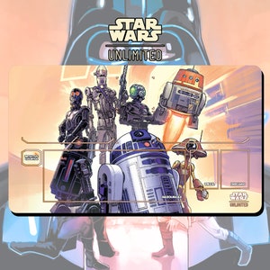 Tapis de jeu JCC Star Wars : Unlimited D-Squad - 24 x 14 po. (600 x 350 mm) - Jeu de cartes à collectionner